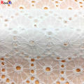 Jacquard Fabric Clothing Fabric textile 100% Eyelet Cotton